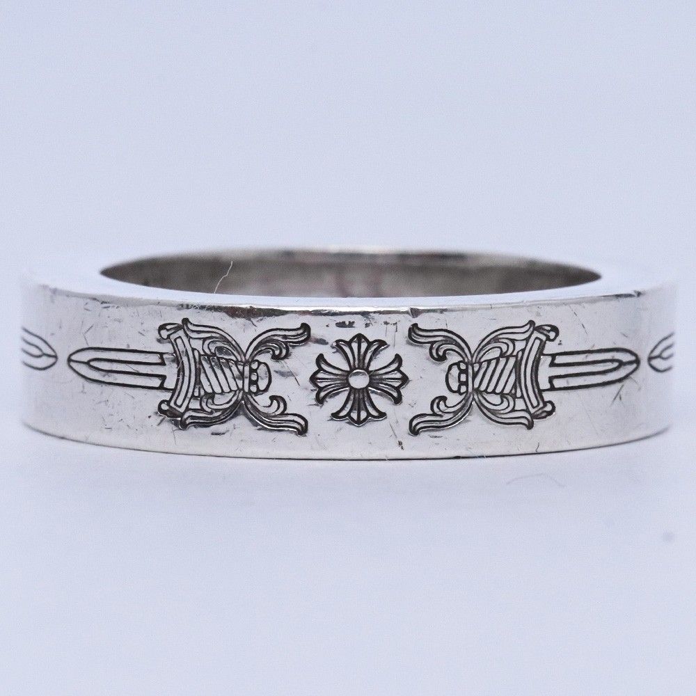 【ギャランティーカード有】クロムハーツ リング スペーサー 6mm 約20号 CHROME HEARTS クロムハーツ リング 6mm SPACER GALF/6mm