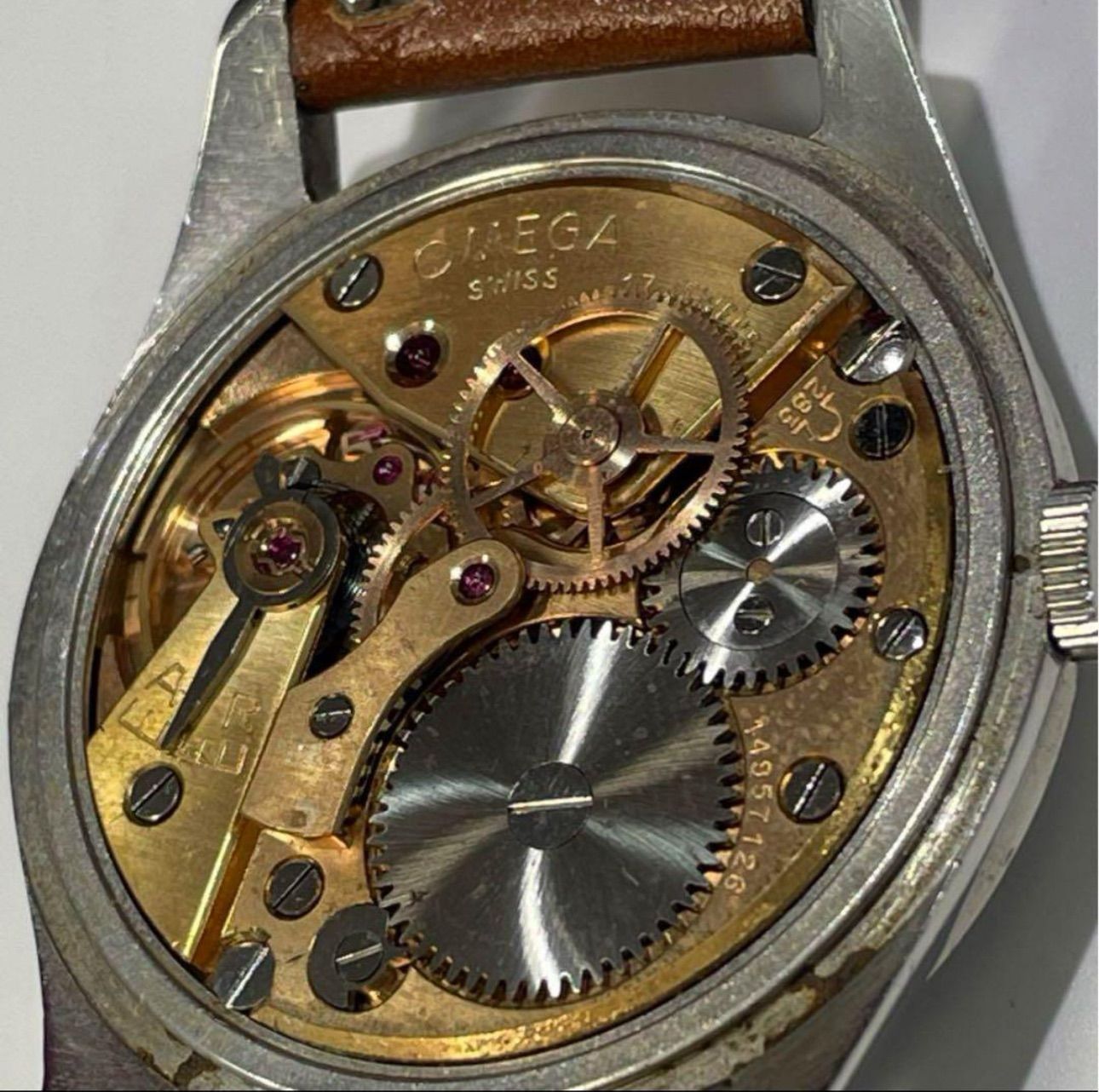 ☆名機 50s OMEGA cal.283 30mmキャリバー 手巻 腕時計 - メルカリ