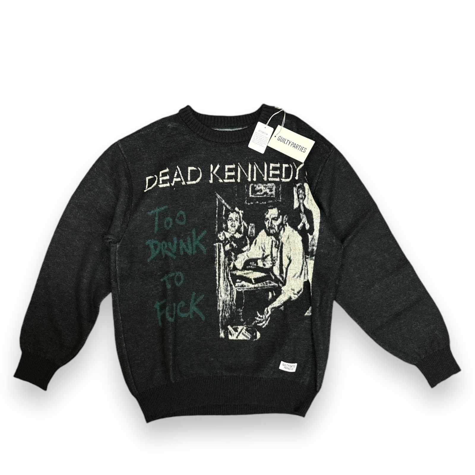 新品未使用ワコマリアデッドケネディーズコラボ ジャガードモヘアセーター