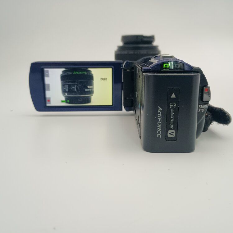 【簡易動作確認済】SONY HDR-CX170 ハンディカム ビデオカメラ hdr-cx170_black_open.jpg