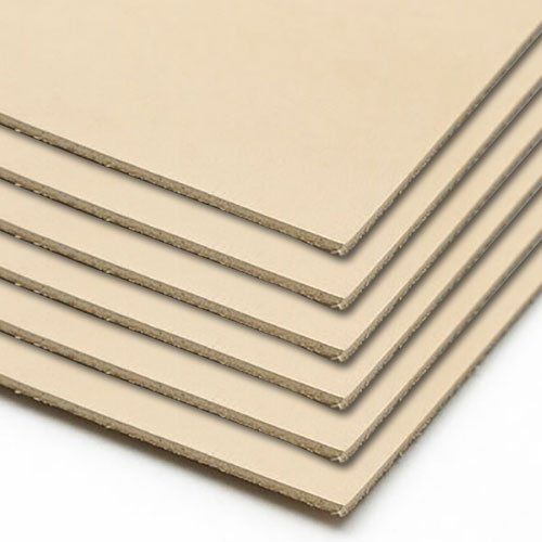 A4サイズ 210x297mm 国産 タンロー きなり 6枚セット ヌメ革 セット 2.0mm厚 Leathermart 10cube