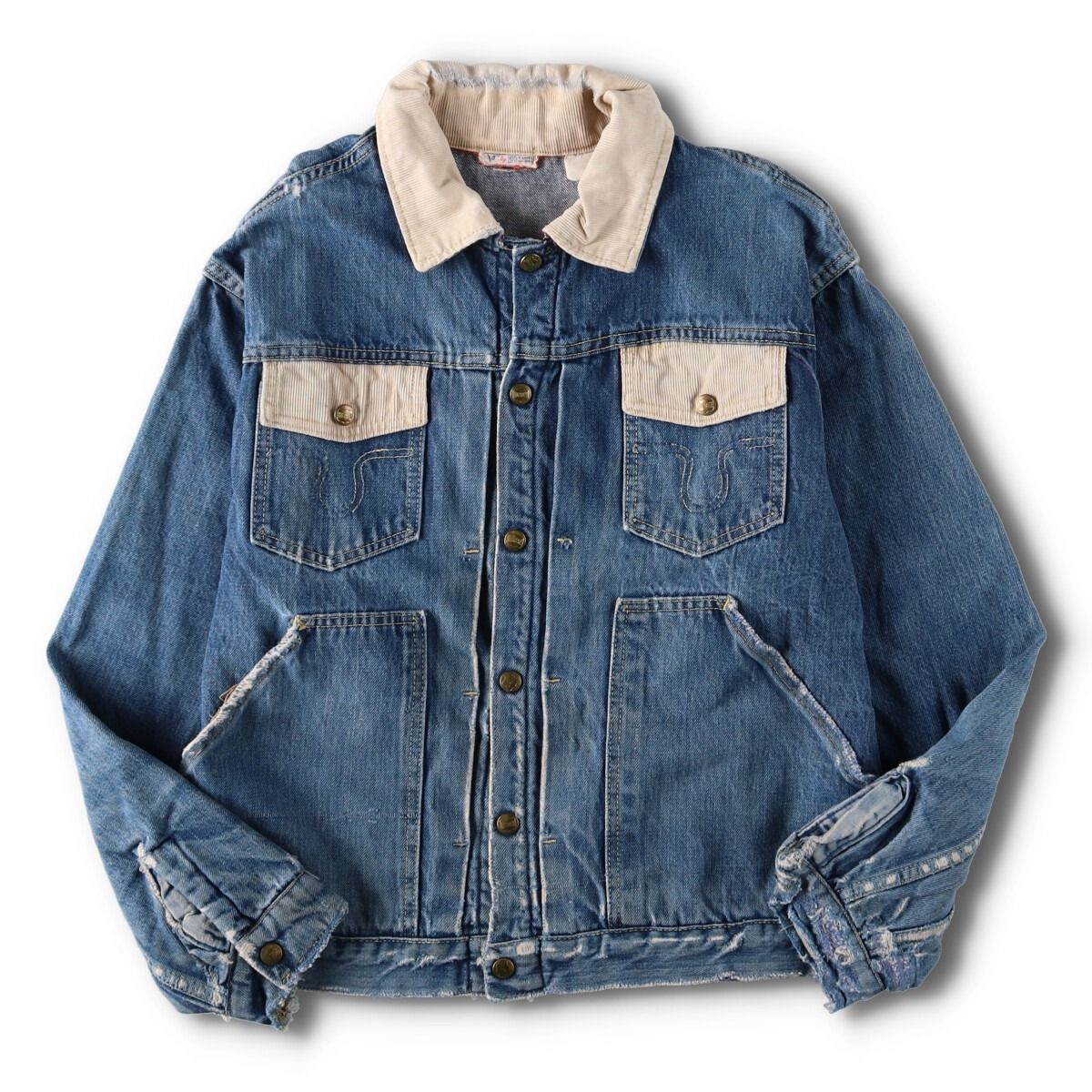 古着 60年代 ビッグスミス Big Smith デニムジャケット メンズM 