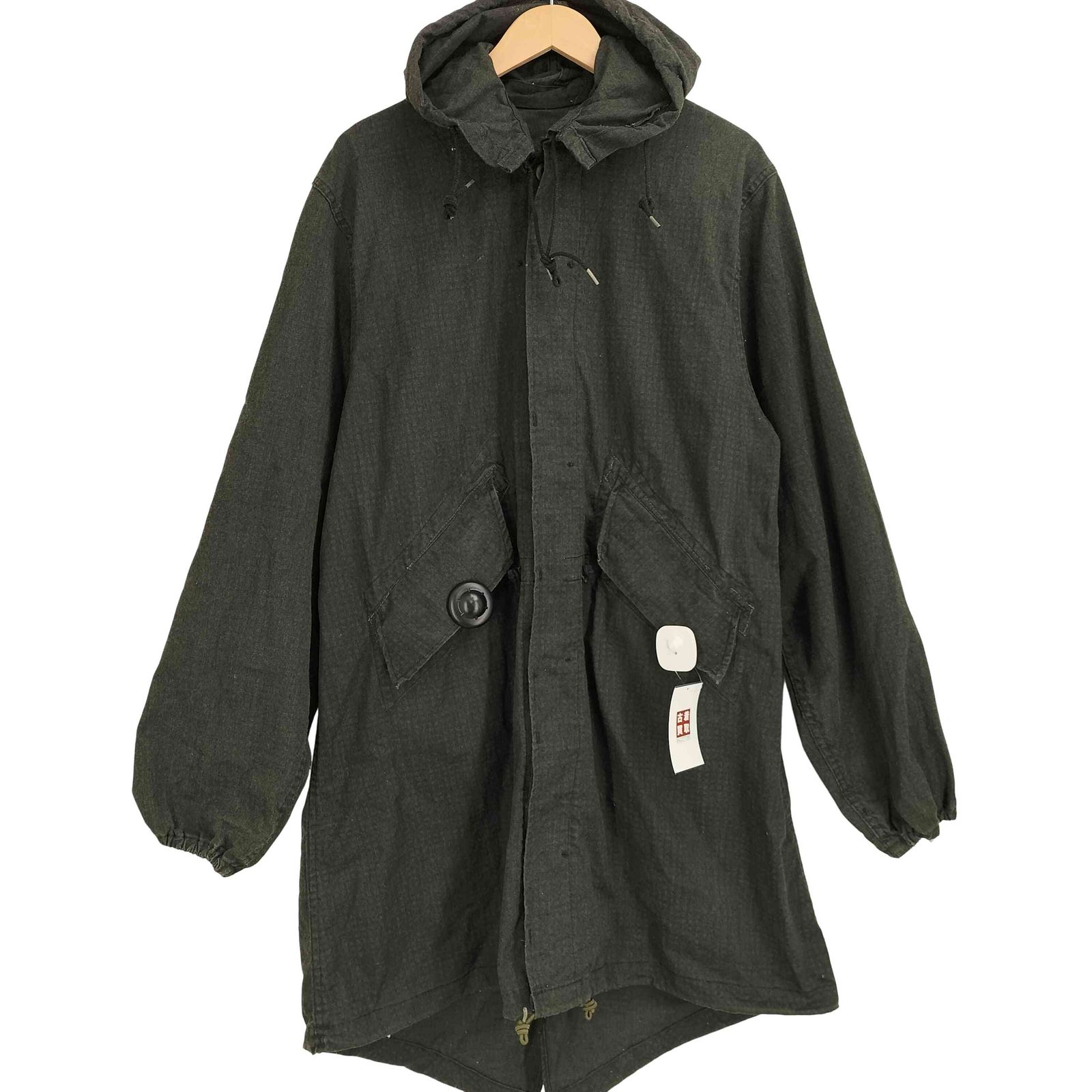 U.S. ARMY(ユーエスアーミー) 84年格納 NIGHT CAMOUFLAGE DESERT 後染めモッズコート デジカモ メンズ  MIDIUM【中古】【ブランド古着バズストア】 ユーエスアーミー U.S. ARMY 84年格納 NIGHT CAMOUFLAGE DESERT 後染め