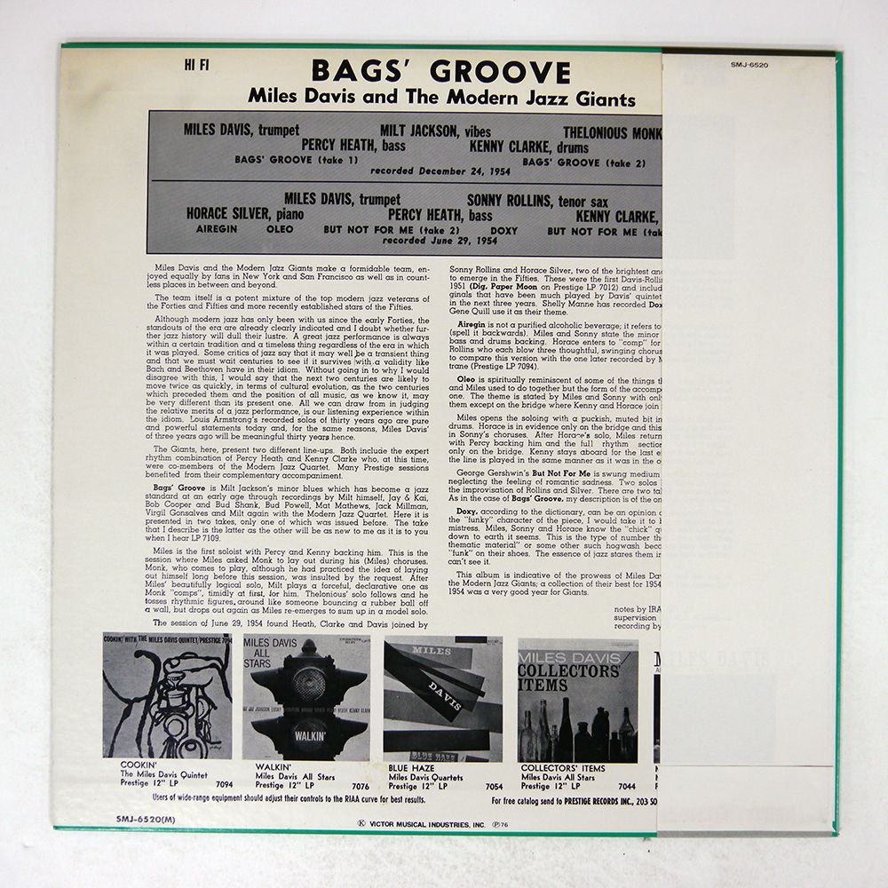 【LP/国内盤】マイルス•デイビス / ポギーとベス　25AP 754 国内盤 MILES DAVIS/GRAND PRIX 20/CBS/SONY 29AP50 LP - メルカリ