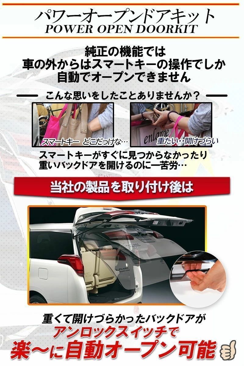 ワンタッチトランクオープン トランク自動開閉