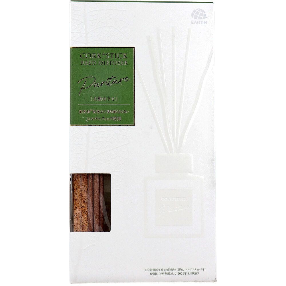 美浜卸売-ORS5426 Sukki-ri! CORK STICK REED DIFFUSER Puriture 大樹の下で 100mL×6個セット