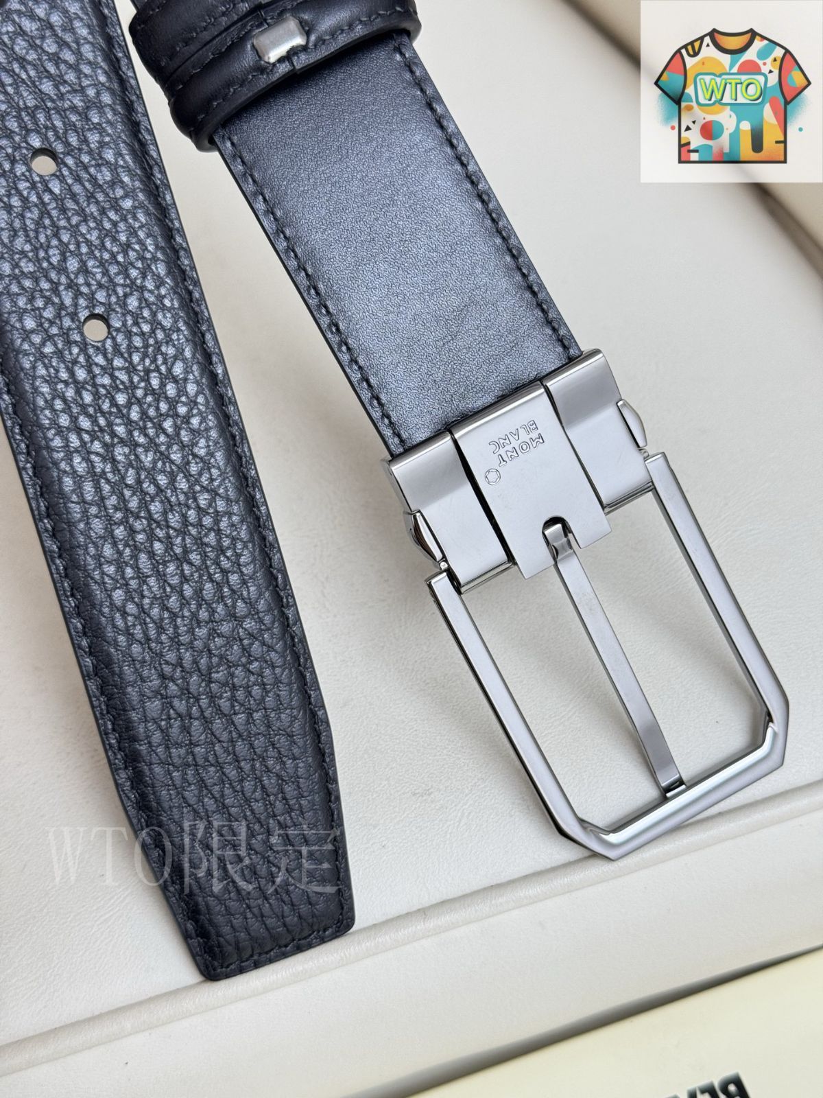 今日WTO】Montblanc モンブラン レザーベルト-1-UN39 - メルカリ