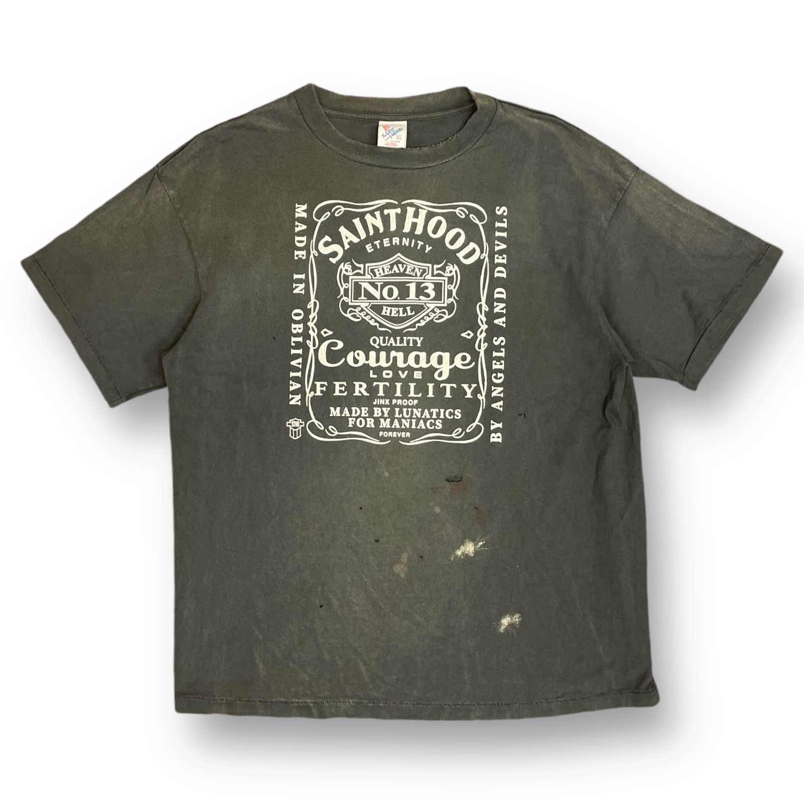 SAINT MICHAEL × NEIGHBORHOOD 23SS NH_SS TEE/SKULL BIKE Tシャツ 