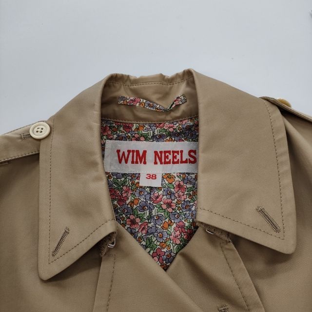 WIM NEELS コットン ベルト付き トレンチコート ベージュ