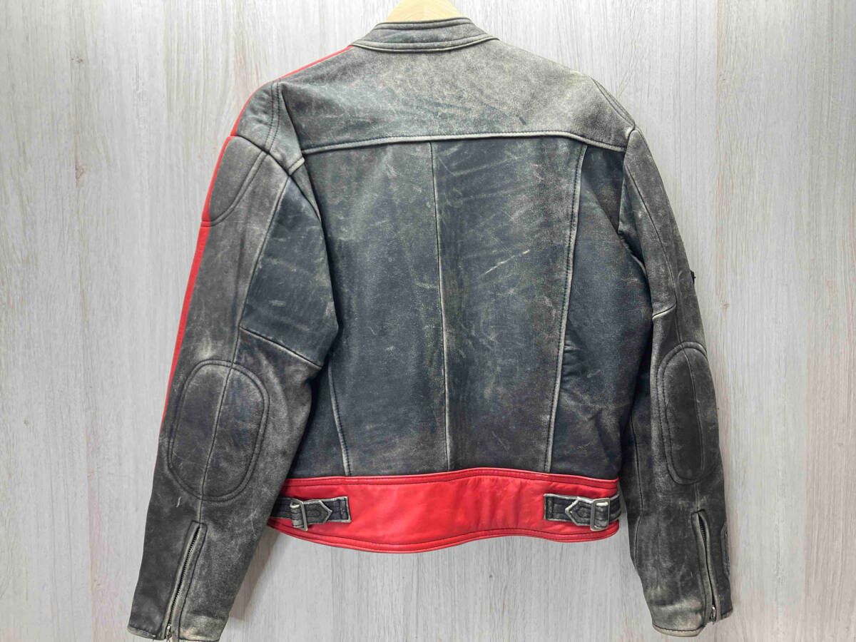 GOOD-FIGHT シングルライダースジャケット 革ジャン 牛革 超激得，セール】 GOOD-FIGHT シングルライダースジャケット 革ジャン 牛革