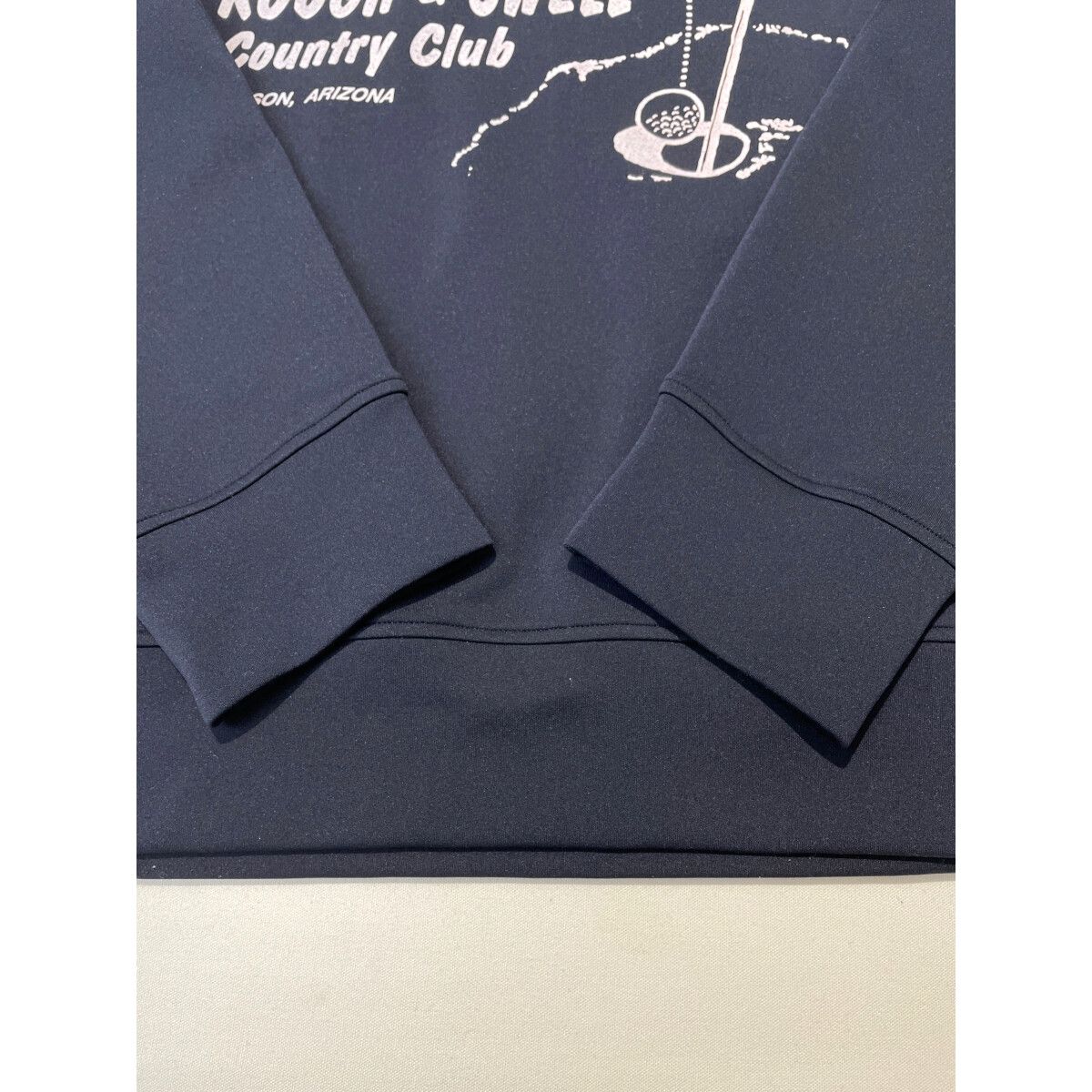 メンズ ラフ＆スウェル rough&swell スウェット M ネイビー 紺 裏起毛