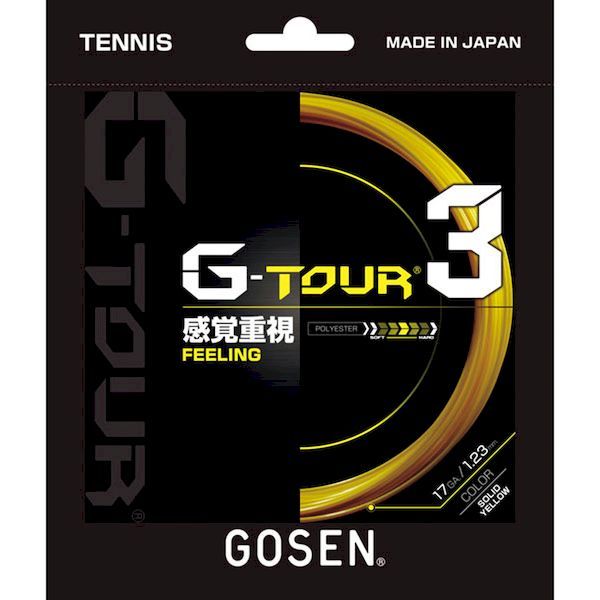【送料無料，品質保証】 【新品・14営業日以内発送】4906365197026 ゴ－セン G－TOUR3 17 ブラック【沖縄離島販売不可】 ガット