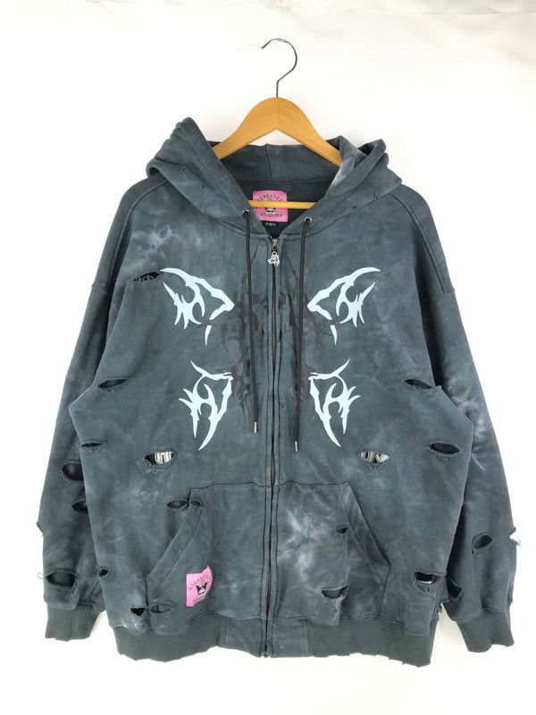 中古品】 KUROMI クロミ × GALFY ガルフィー コラボ 24AW ムラ染めZIP