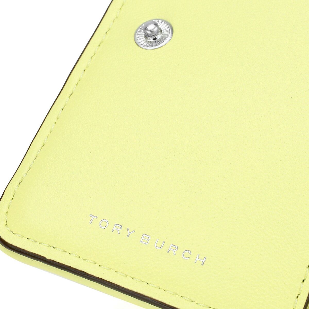 新品 トリーバーチ TORY BURCH 2つ折り財布 キラ シェブロン パステル
