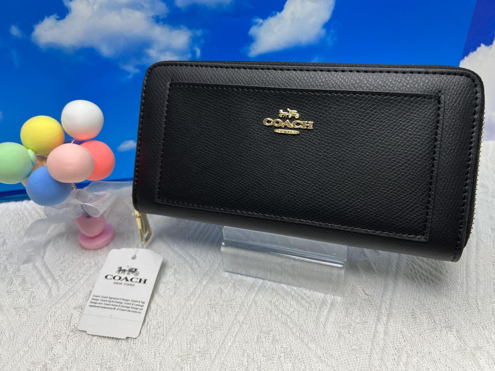 COACH 財布 コーチ 長財布 シグネチャー ジップアラウンド ウォレット レザー ラウンドファスナー プレゼントギフト 贈り物  メンズ 財布 レディース ファッション  新品未使用 F52648 C321 13