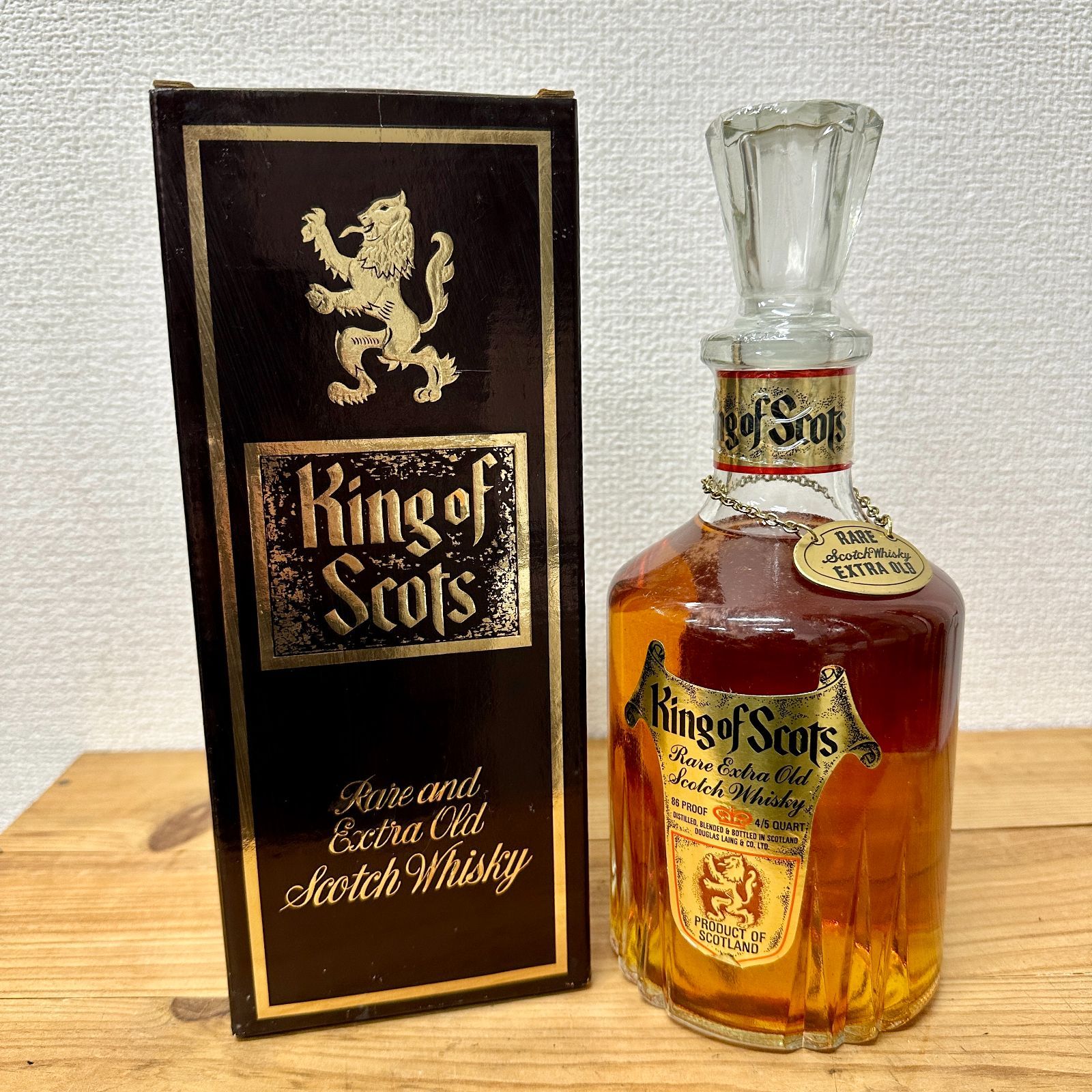 未開栓】古酒 ウイスキー King of Scots キングオブスコッチ - メルカリ