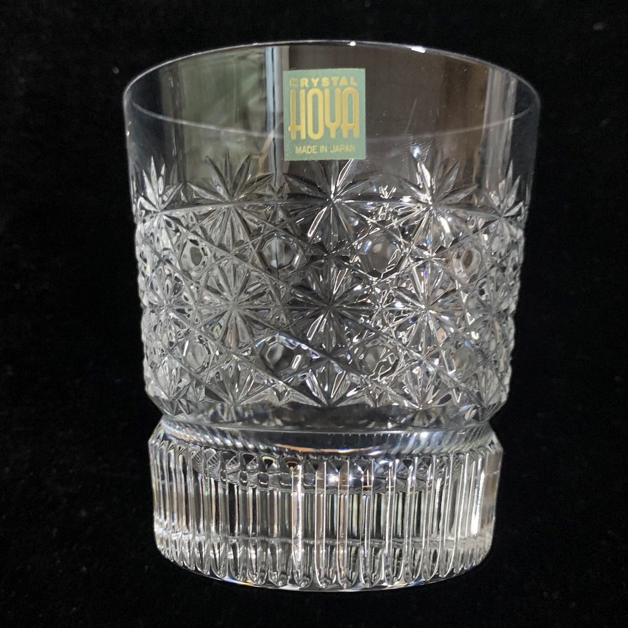 希少 高級シリーズ HOYA crystal glass tumbler collection 菊繋ぎ ロックグラス タンブラー 2客セット 箱なし  - メルカリ