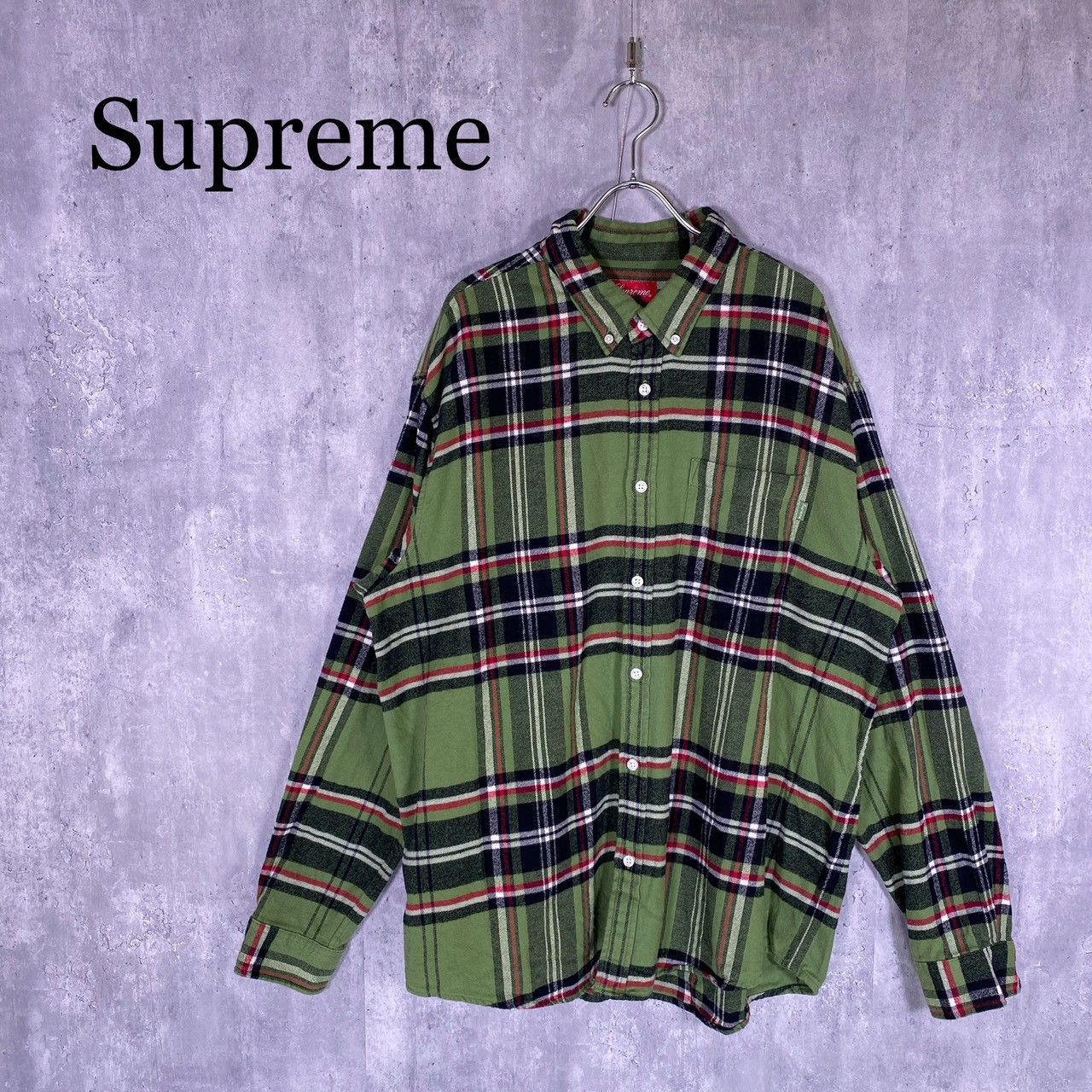 Supreme』シュプリーム (XL) チェックシャツ - メルカリ