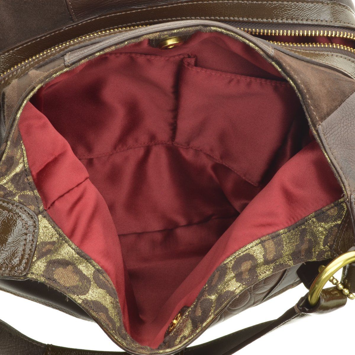 美品 COACH / コーチ F15462 マディソン マギー シグネチャー パッチ