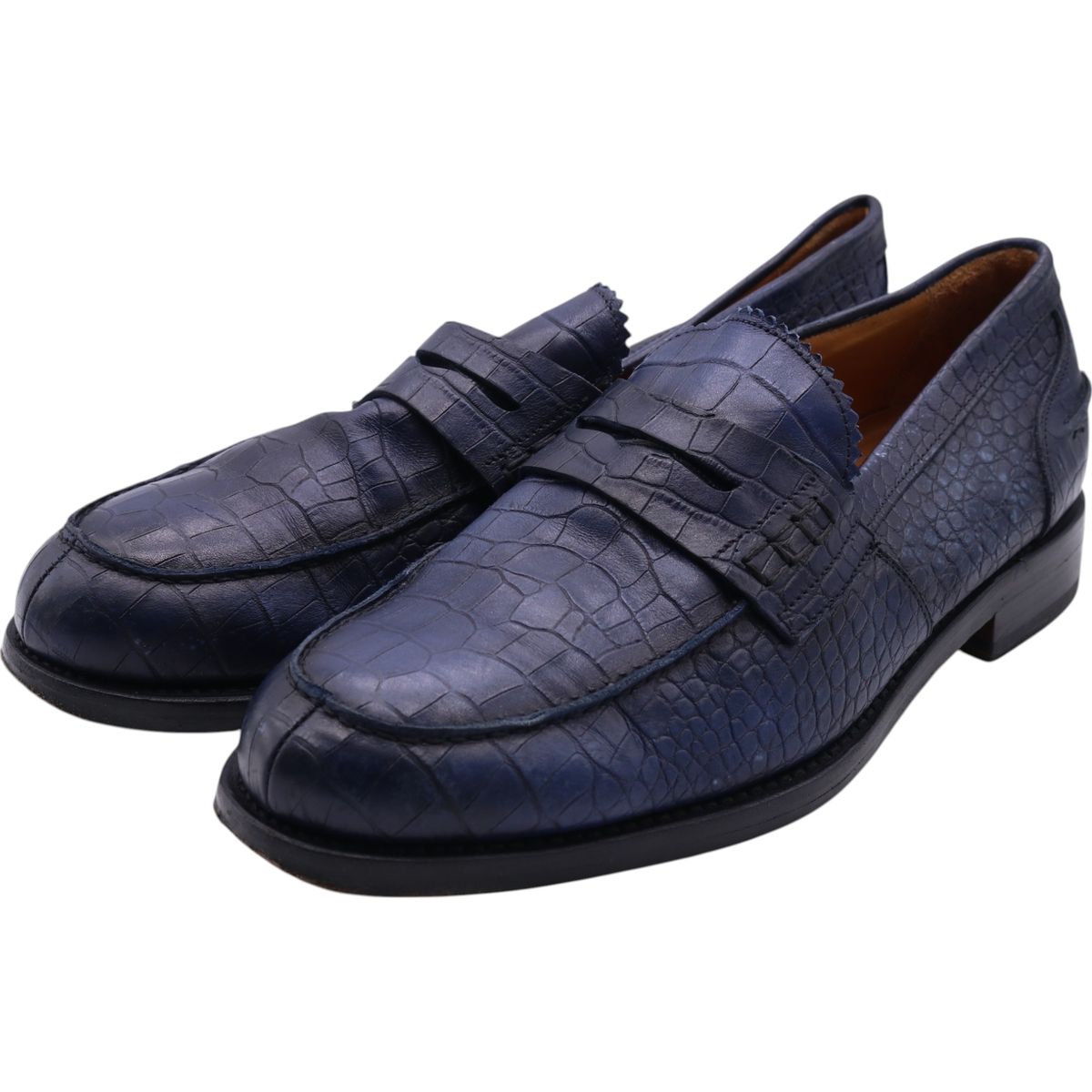 古着 バーウィック BERWICK 1707 コインローファー スペイン製 8 メンズ26.5cm相当|saa011978