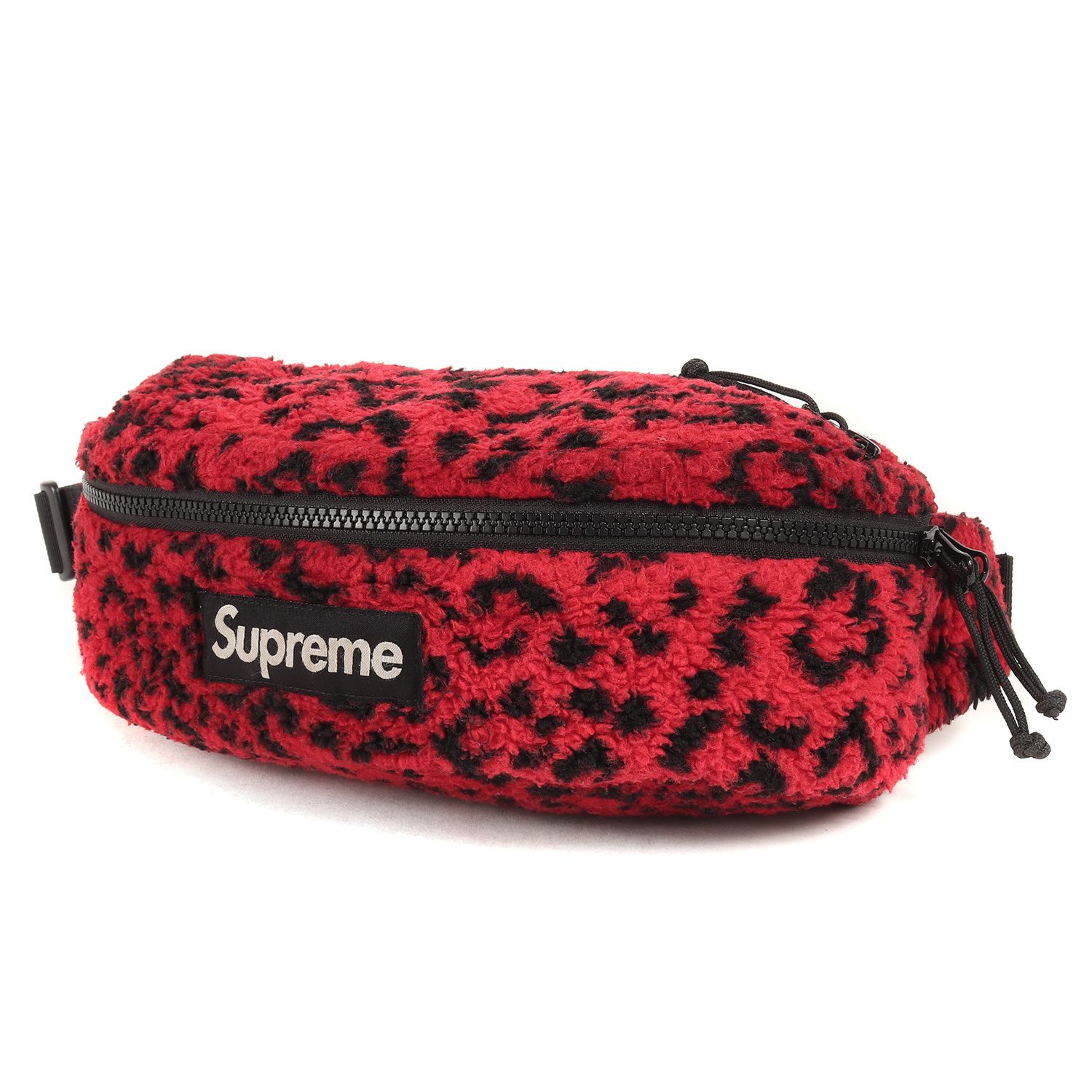 Supreme　ウエストバッグ　レオパード フリース ボア a534 Supreme シュプリーム バッグ レオパード フリース ボア