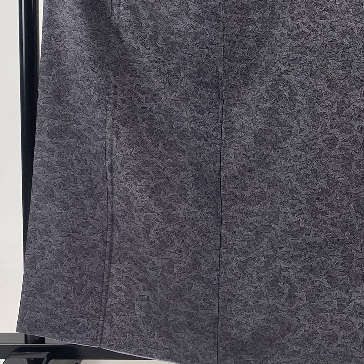 江戸小紋 身丈161cm 裄丈63cm S 袷 落款 鶴 亀 墨色 正絹