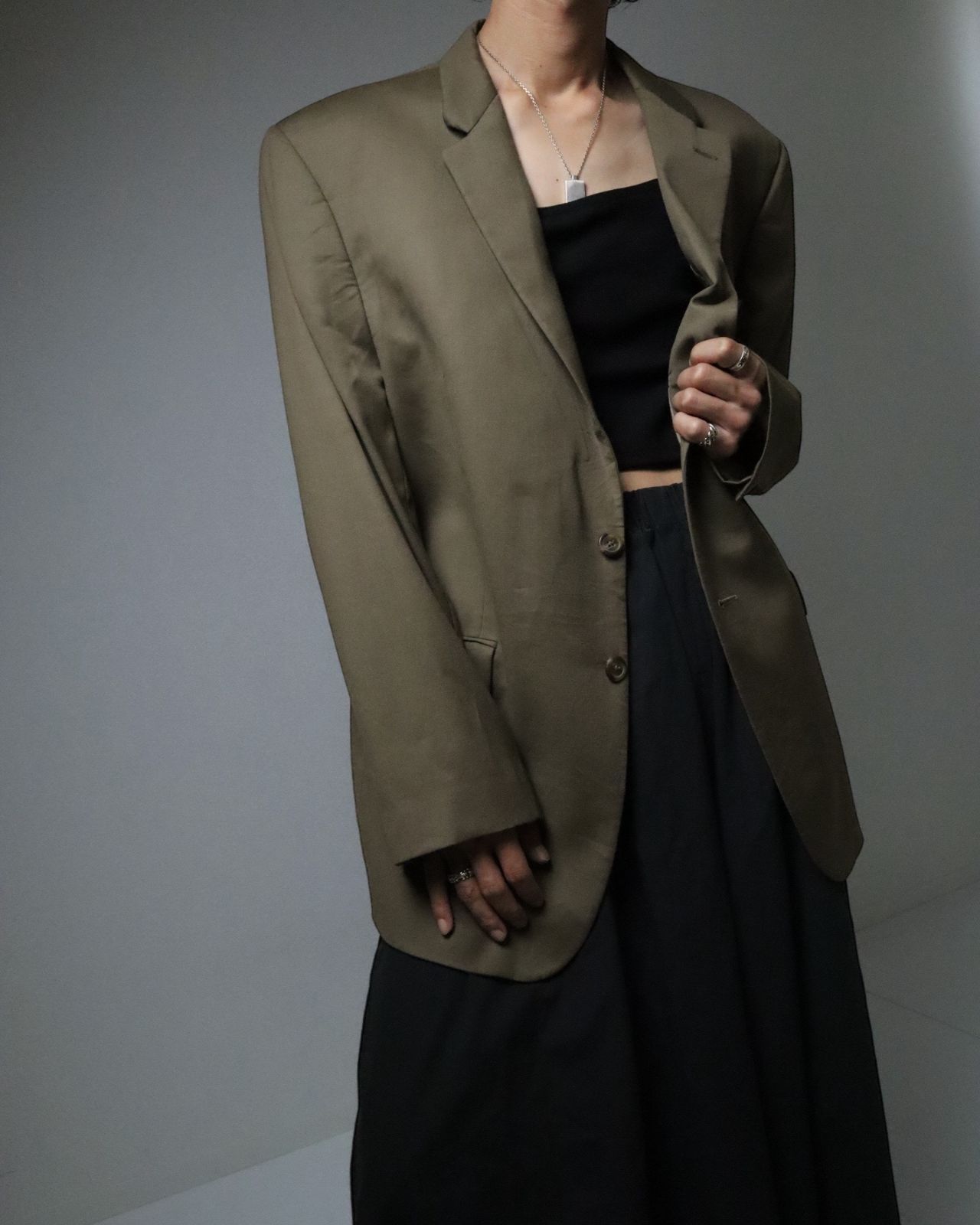 Ralph Lauren wool tailored jacket light brown ラルフローレン