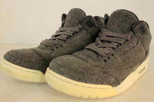 【中古】 NIKE Jordan Brand. メンズスニーカー 26.5cm NIKE Jordan Brand./AIR JORDAN 3 RETORO WOOL DARK/26.5cm/グレー 灰