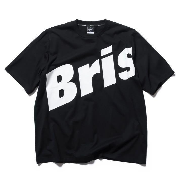 【本物保証】FCRB RELAX FIT BIG BRIS LOGO TEE 黒XL Tシャツ/カットソー(半袖/袖なし)