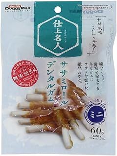 まとめ買い ドギーマン 仕上名人 ササミロール デンタル ガム ミニ 60g ×18