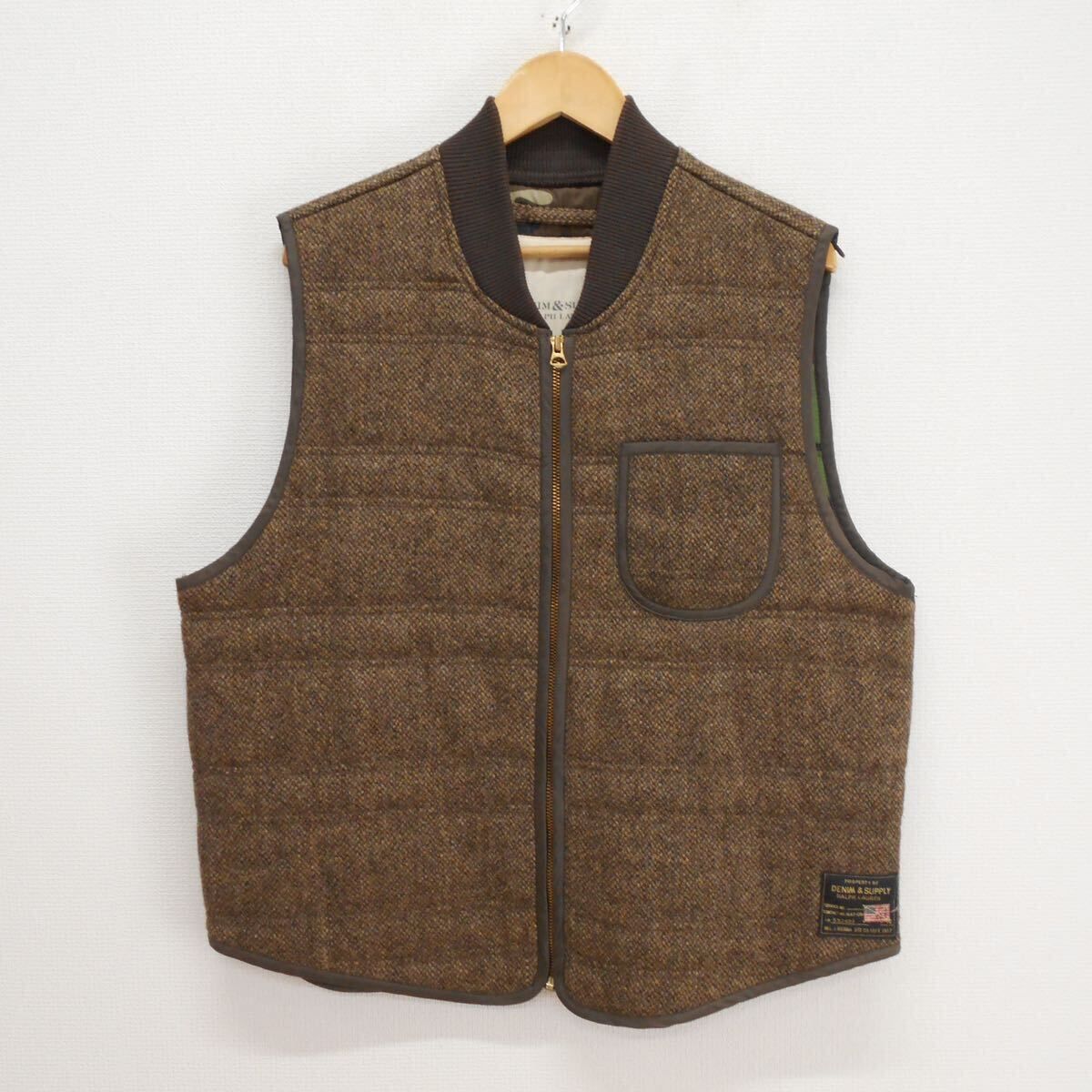 RalphLaurenラルフローレン ツイードベスト Denim & Supply Ralph
