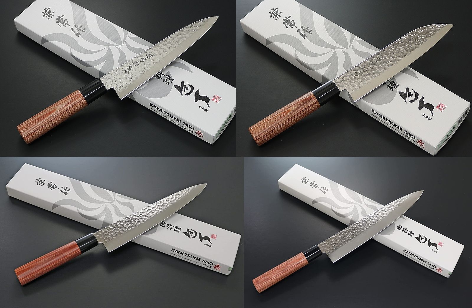 包丁 日本製 KC-951 牛刀 KC-952 三徳 KC-957 牛刀 KC-958 牛刀セット 兼常作 ステン1K6 槌目磨き