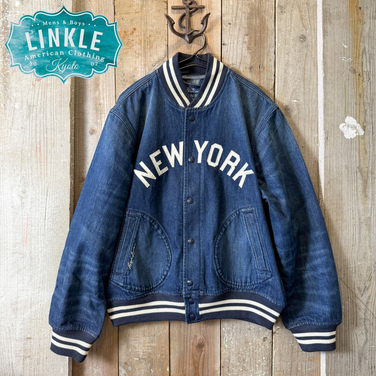 RALPH LAUREN ラルフローレン　デニムジャケット 新着!!〝80-90s Polo RALPH LAUREN DENIM JACKET /MADE IN USA