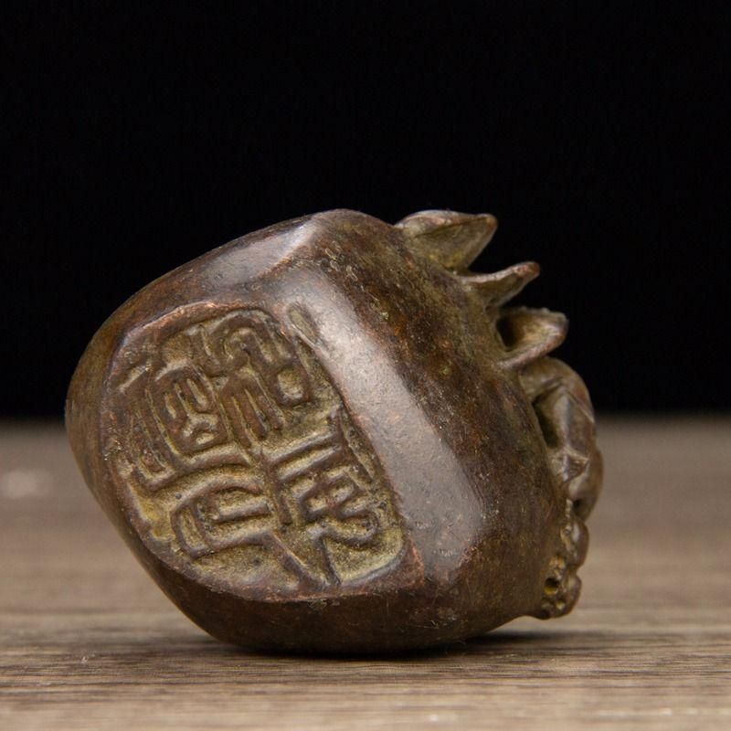 銅器 八方来財 茶台茶茶寵 茶道具 装飾品 工芸品 置物 - メルカリ
