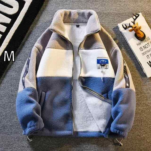 [M]メンズ ファッション 服 男性用 オシャレ シンプル 大人 かっこいい 大きいサイズ ストリート 紳士服 コート 裏起毛 厚手 綿 ジャケット 暖かい 綿服