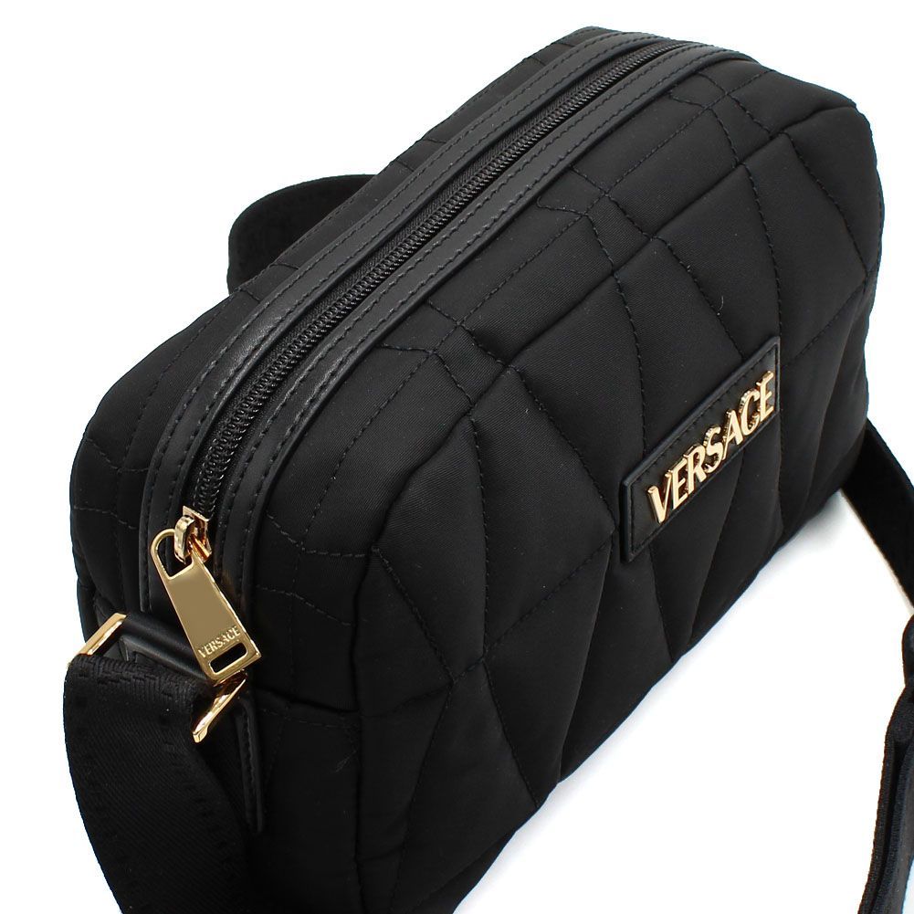 VERSACE ボディバッグ 1018352-1A13686 1B00V キルティング BK ヴェルサーチ VERSACE 1018352 1A13686 1B00V ショルダーバッグ