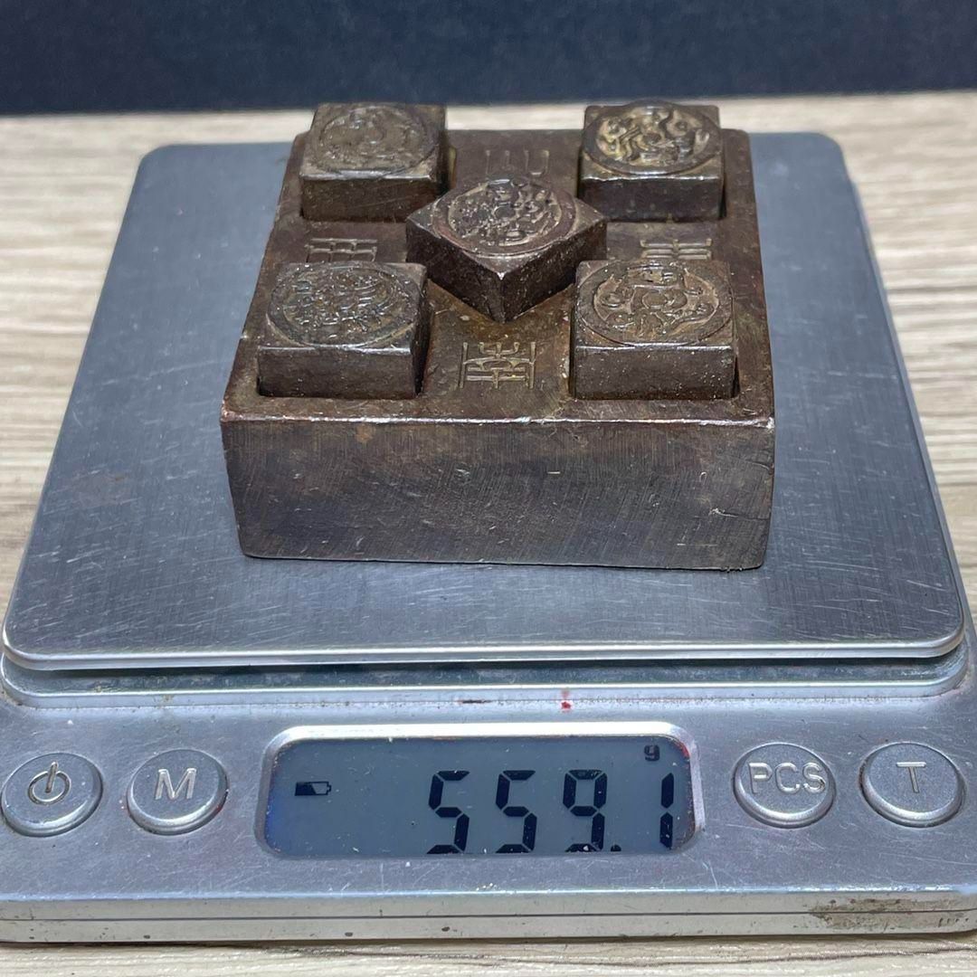 銅印章 五大神獣 印材 印鑑 書道具 文房具 装飾品 工芸品 美術品 置物 銅制 印章 五大神獣瑞獣印章 道家ルーン印鑑 書道具 文房具 装飾