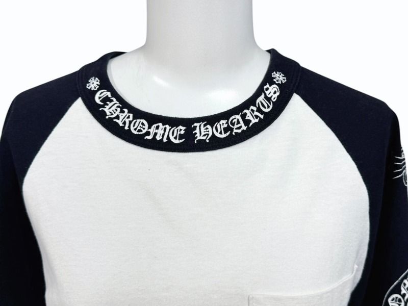 CHROME HEARTS クロムハーツ ラグラン 七分袖Tシャツ サイズS