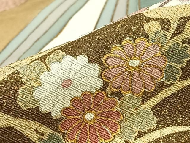 平和屋着物□豪華色留袖 作家物 地紙花蝶文 金彩 正絹 逸品