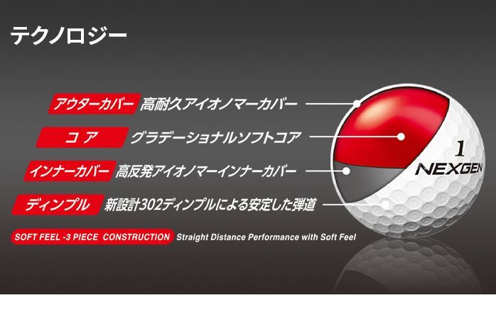 ショータイムゴルフ　NEXGEN ゴルフボール TOUR SPEC 1ダース 楽天市場】NEXGEN ゴルフ ボール TOUR SPEC ツアースペック 1