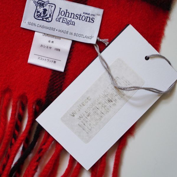 Johnstons of Elgin 100%カシミヤ大判ストールウォレス