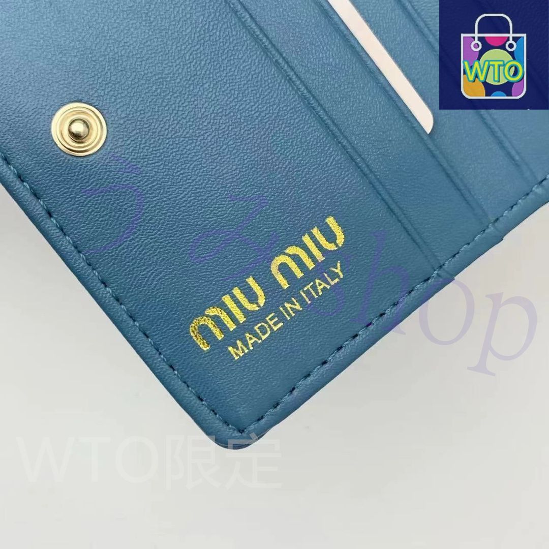 MIU MIU 二つ折り財布[本日特価|新品未使用品]-WT0輸入-WTO輸入1