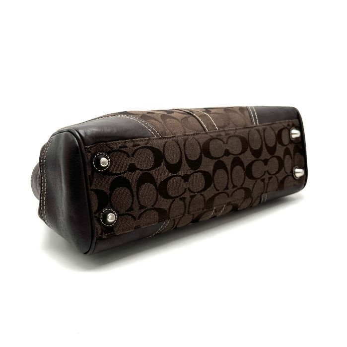 COACH コーチ シグネチャー キャンバス レザー ハンド バッグ eH09103N TALLINNNEXPO_COM
