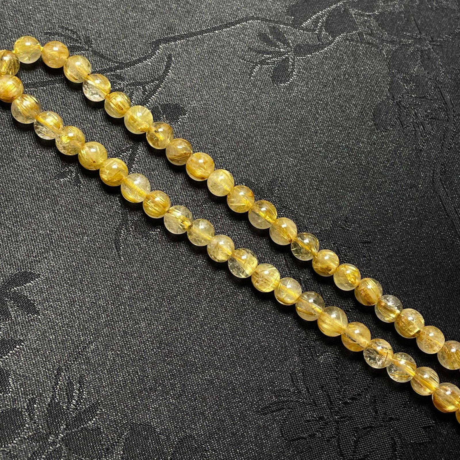 【金運・開運・幸運】高級 太陽花 タイチンルチル ケース付 10mm 夢色 EU製 ☆太陽花タイチンルチル☆黄金針水晶 金運 開運