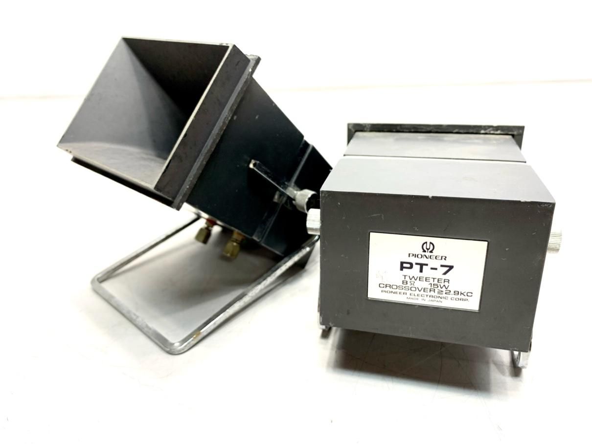 【激レア】PIONEER パイオニア PT-7 ツイーター スピーカーペア 激レア】PIONEER パイオニア PT-7 ツイーター スピーカーペア