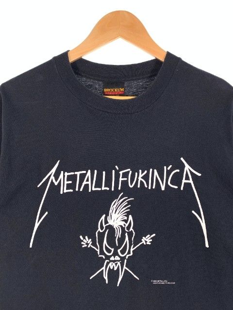 メタリカ METALLIFUKINCA Tシャツ BROCKUM ブラック - raggoldstation