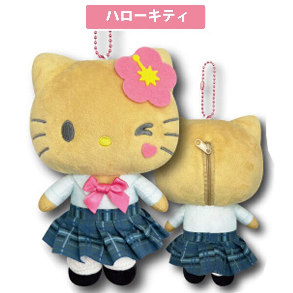 日焼けキティ ぬいぐるみ ビッグポーチ　平成　レトロ　ギャル　即完売品 サンリオ 日焼けキティ クロミ マイメロ ビッグ ポーチ ギャル