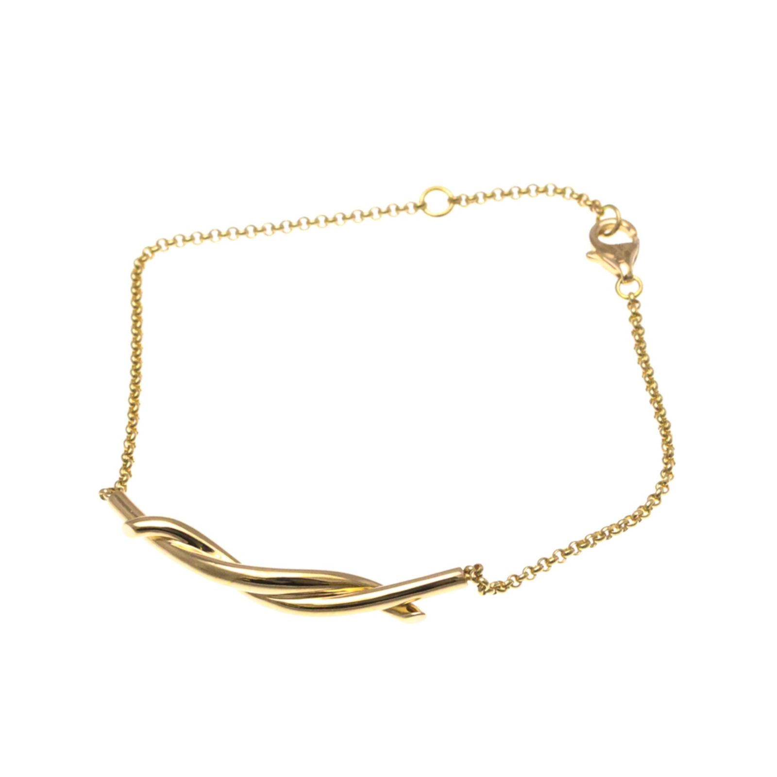 カルティエ Cartier アントルラセ ブレスレット K18ピンクゴールド K18PG 無し チャームブレスレット ピンクゴールド PG