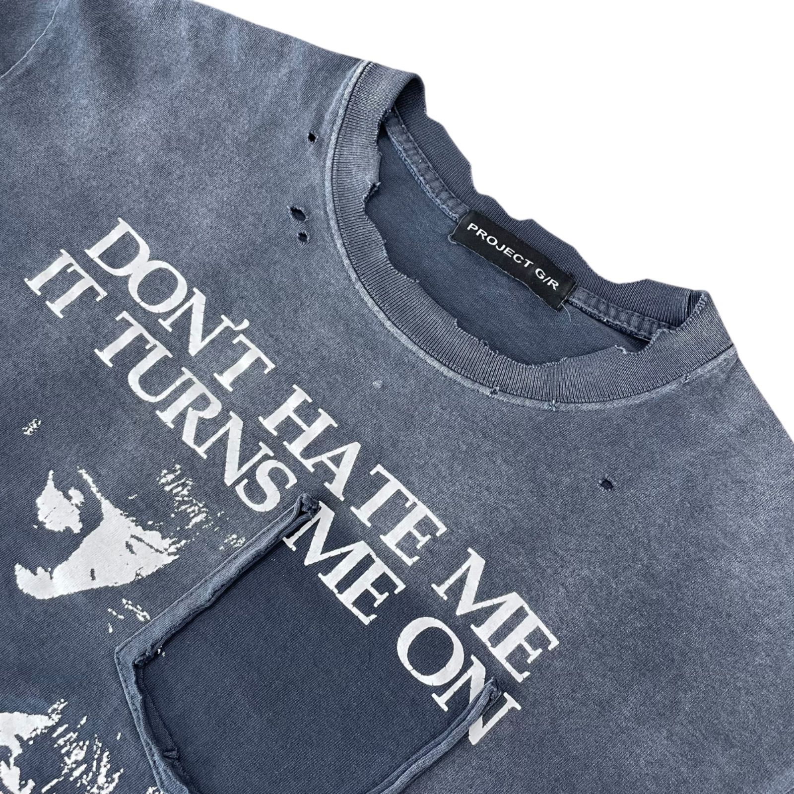 PROJECT G/R】WASHED LOCALLY HATED T-SHIRT プロジェクトジーアール 