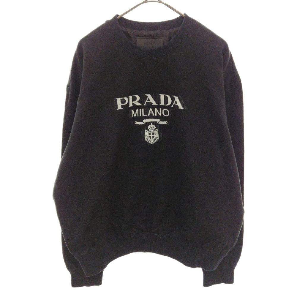 PRADA (プラダ) 20SS ロゴ刺繍 ジャガード スウェット トレーナー